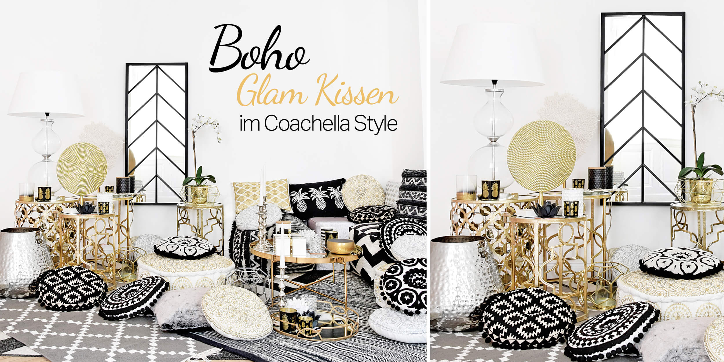 It-Piece Boho Glam Kissen im Coachella Stil