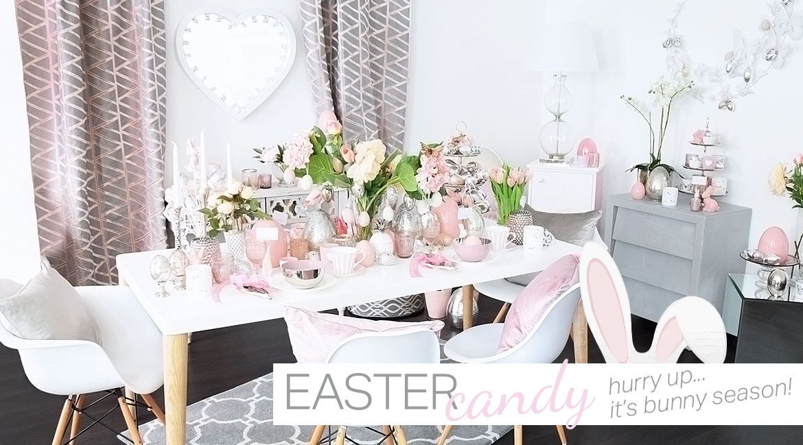 Easter Candy - Ostertafel in Pastell und Silber