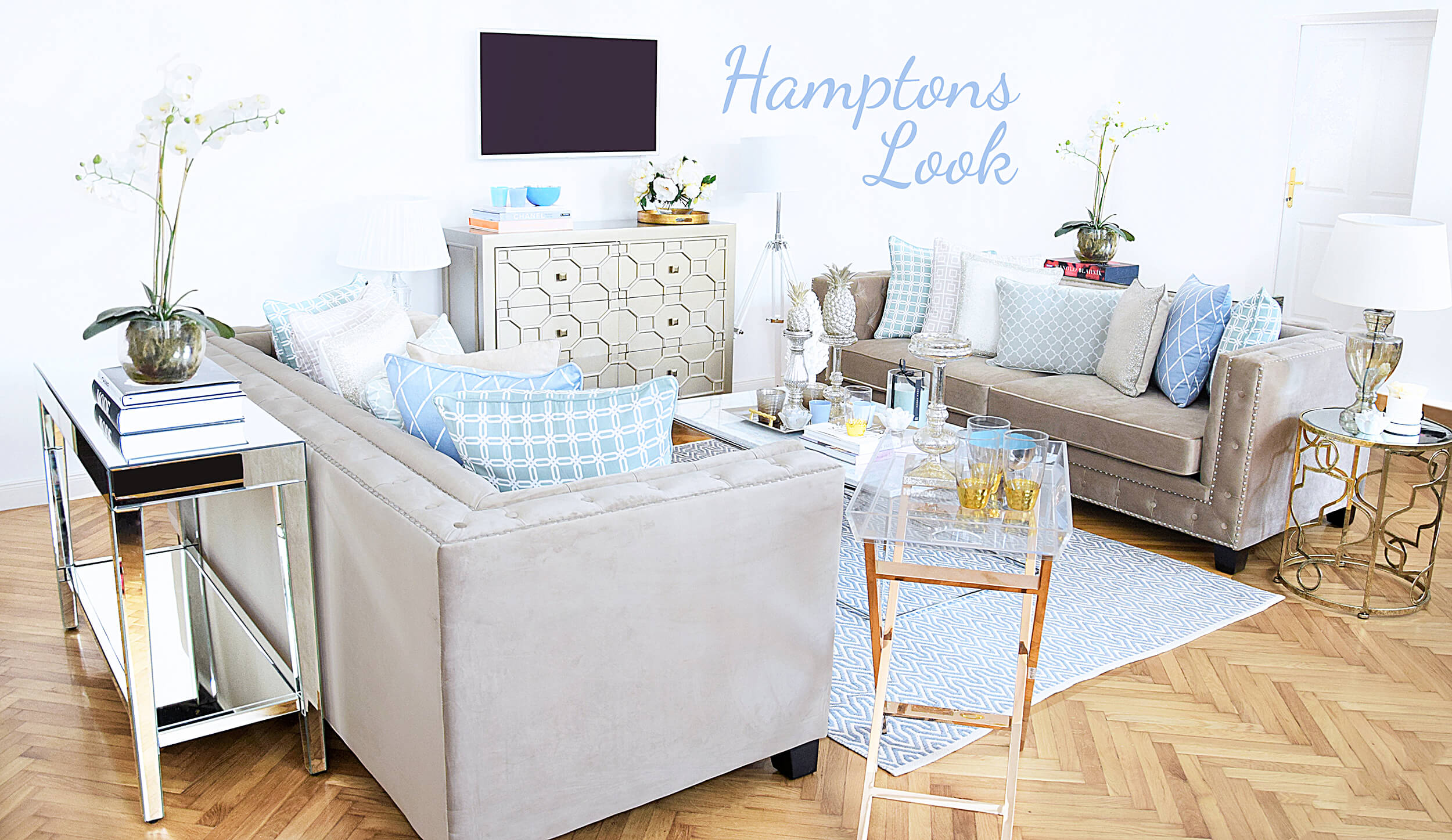 Hamptons Style Living Room Looks