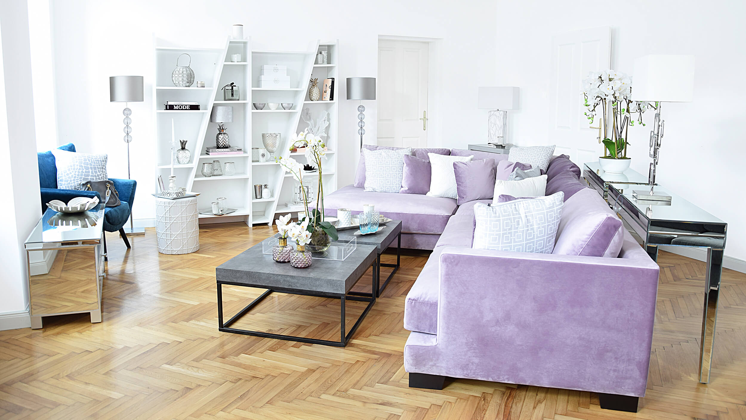 Cozy Velvet Times: Traum Ecksamtsofa