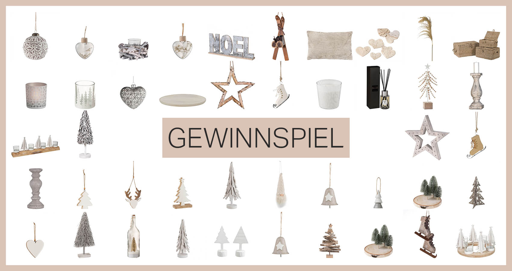 Boho Weihnachtsdeko Gewinnspiel