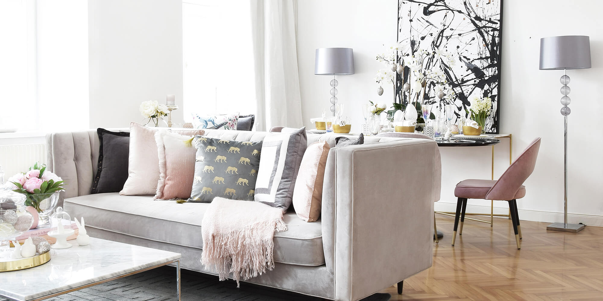 Christianes edler Oster-Wohnzimmer-Look