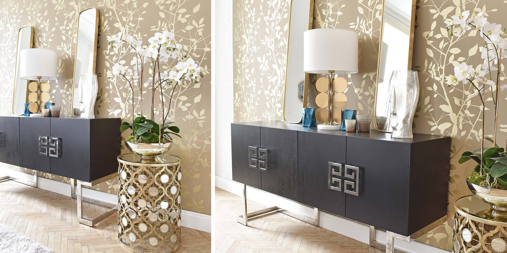 Patterns Love: Sideboard mit geometrischen Griffen