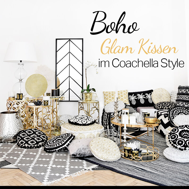 It-Piece Boho Glam Kissen im Coachella Stil