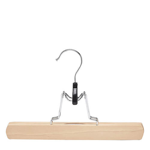 10 Stück Holzkleiderbügel für Hosen