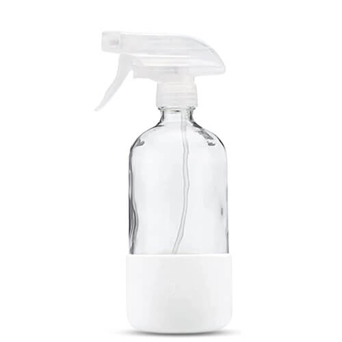 Glas-Sprühflasche mit Silikonhülle