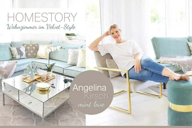 Mint Love Wohnzimmer! Homestory Angelina Kirsch