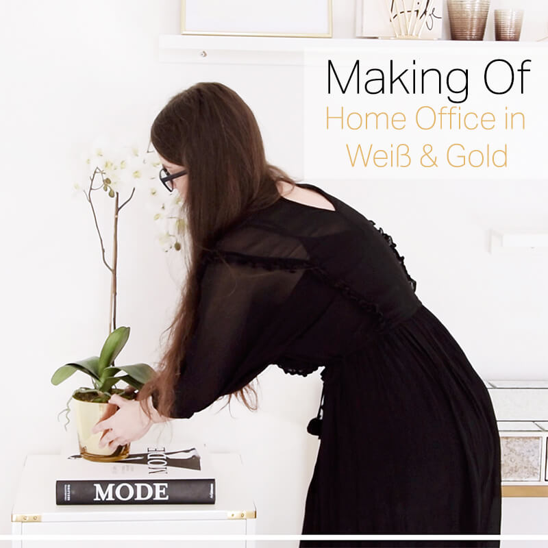 Making Of Video: Home-Office in Weiß & Gold