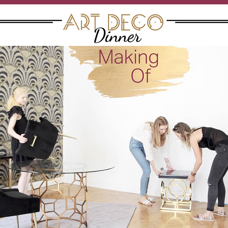 Making of Video - Art Déco-Dinner