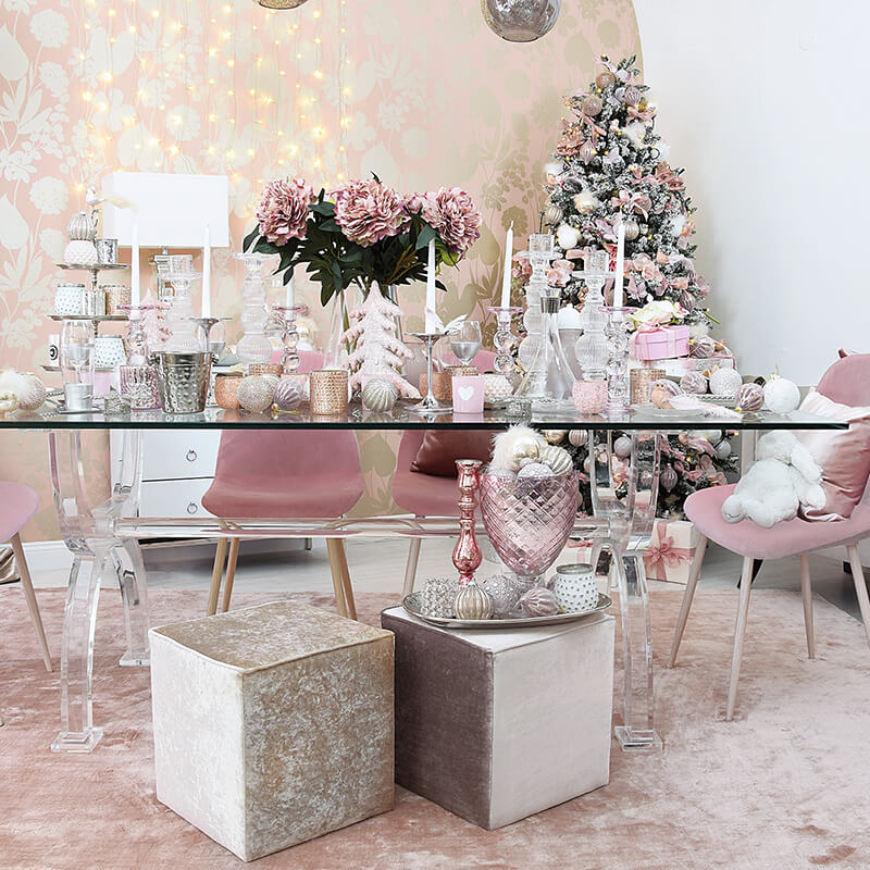 Get the look: Blush christmas eve