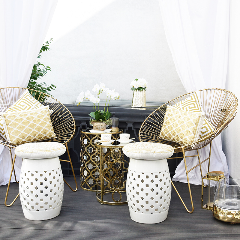 DIY Glam-Terrasse & Balkon