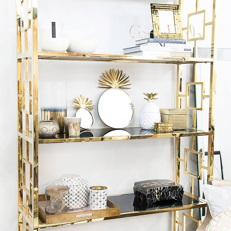 Shelfie love: Art deco-Elemente perfekt inszenieren