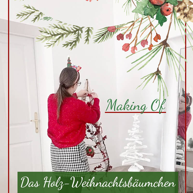 Making Of Video: Weihnachts-Holzbaum
