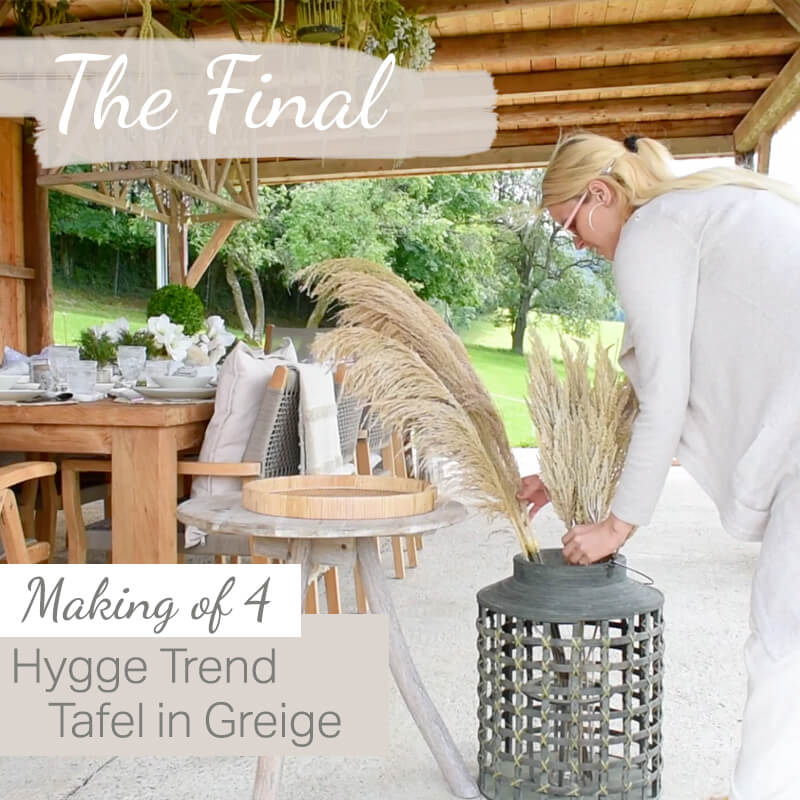 Making Of Video - Das Finale: Hygge Trend Tafel in Greige