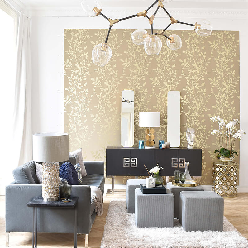 Fine Living Room: Wohnzimmer in dunklen Tönen