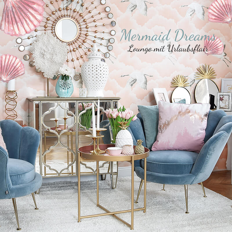 Get the Look: Mermaid Dreams Wohnzimmer-Lounge