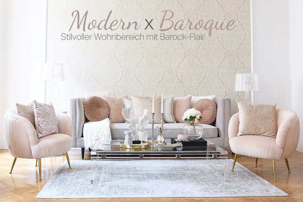 Modern Baroque - Stilvoller Wohnbereich mit Barock-Flair