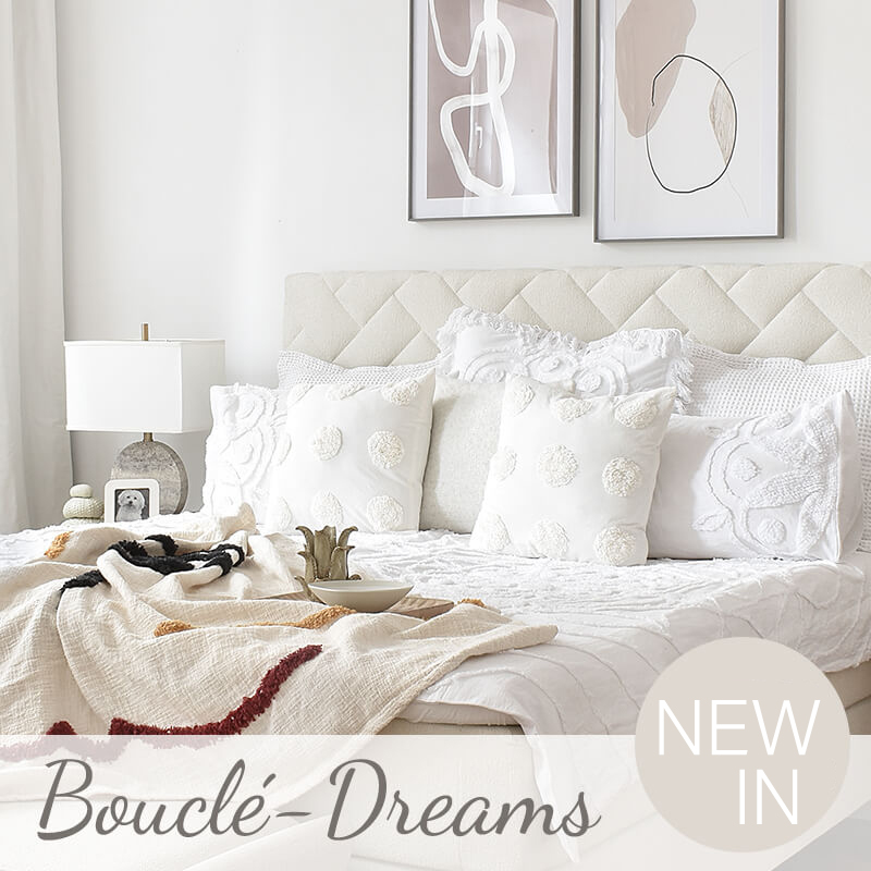 Bouclé Dreams Schlafzimmer