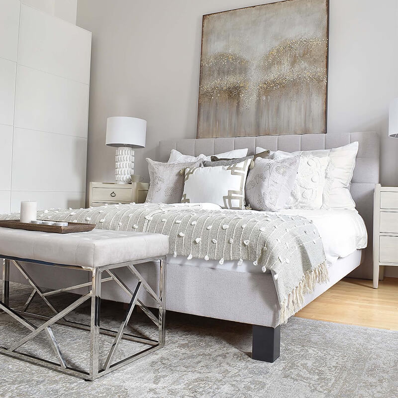 Beige & Grey Bedroom Nuances