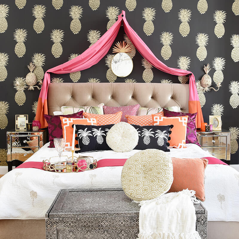 Oriental Bedroom - Schlafoase in Pink & Orange