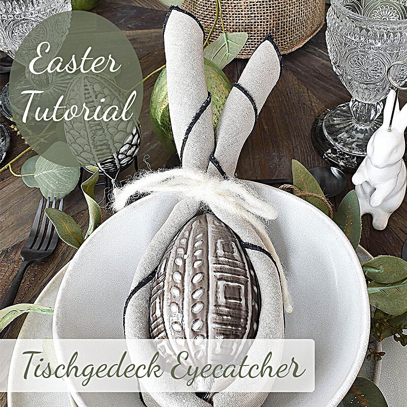 Easter Tutorial: Tischgedeck Eyecatcher