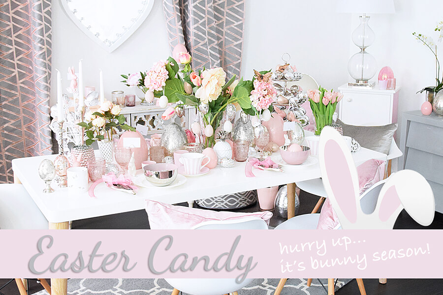 Easter Candy - Ostertafel in Pastell und Silber