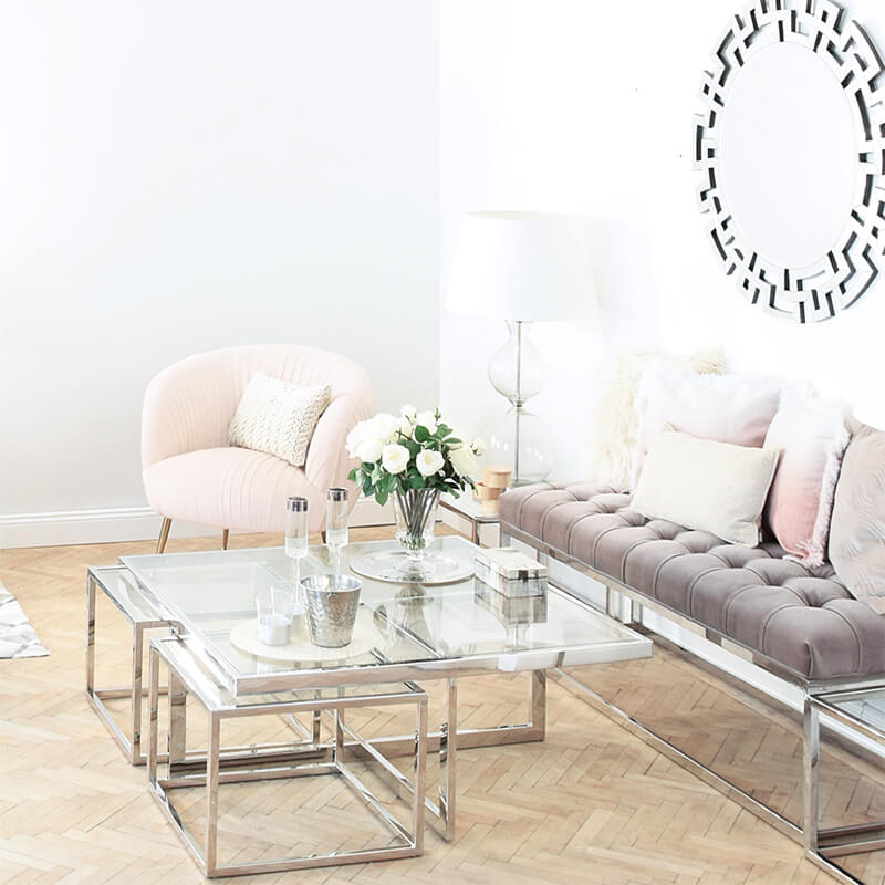 Neuer Wohnzimmer Trend Natural & Glam