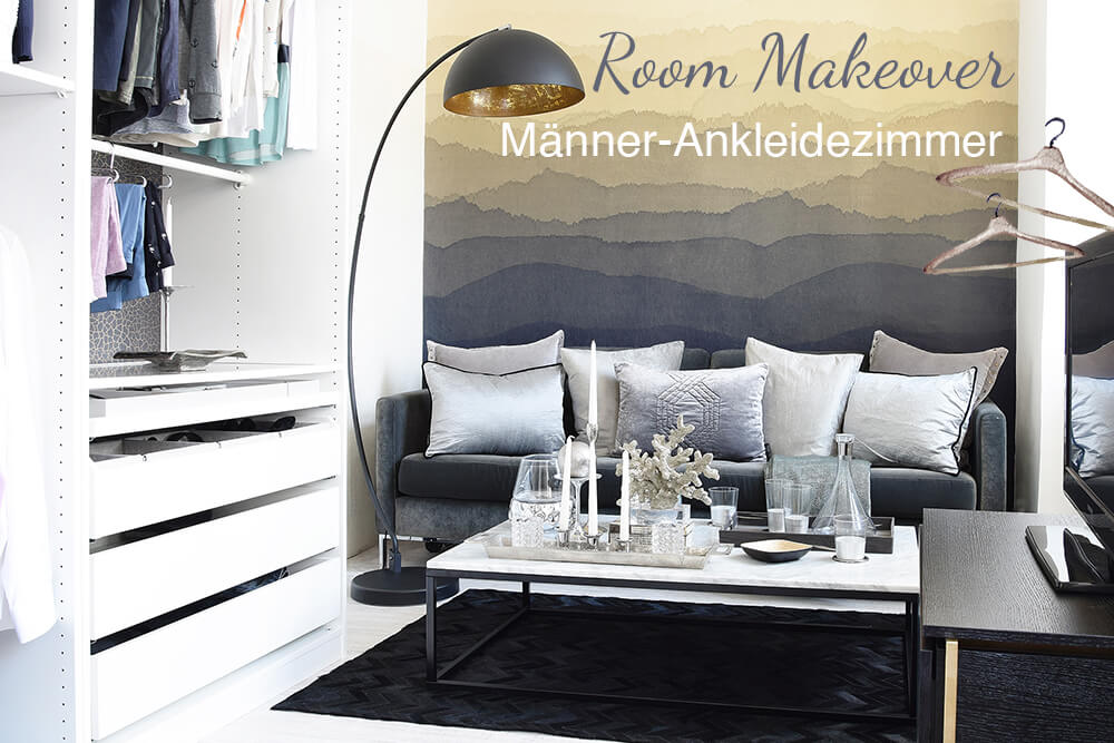 Room Makeover - Männer-Ankleidezimmer