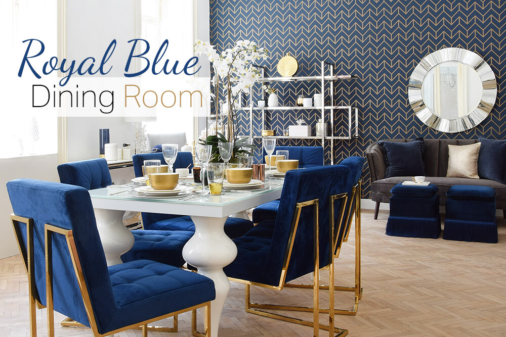 Royal Blue Dining Room - Esszimmer in kräftigem Blau