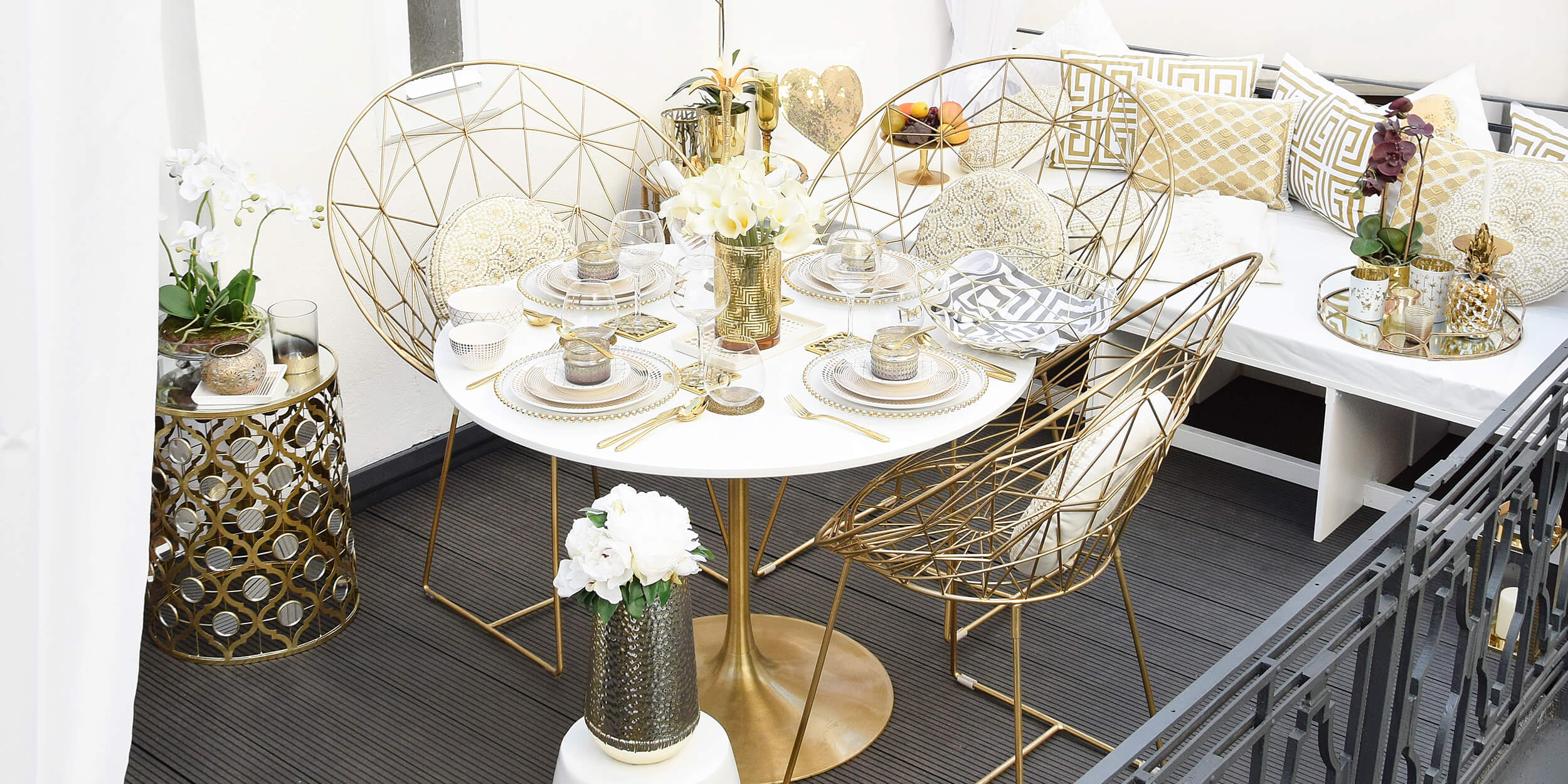 Get the Look: Glamorous Gold Balcony