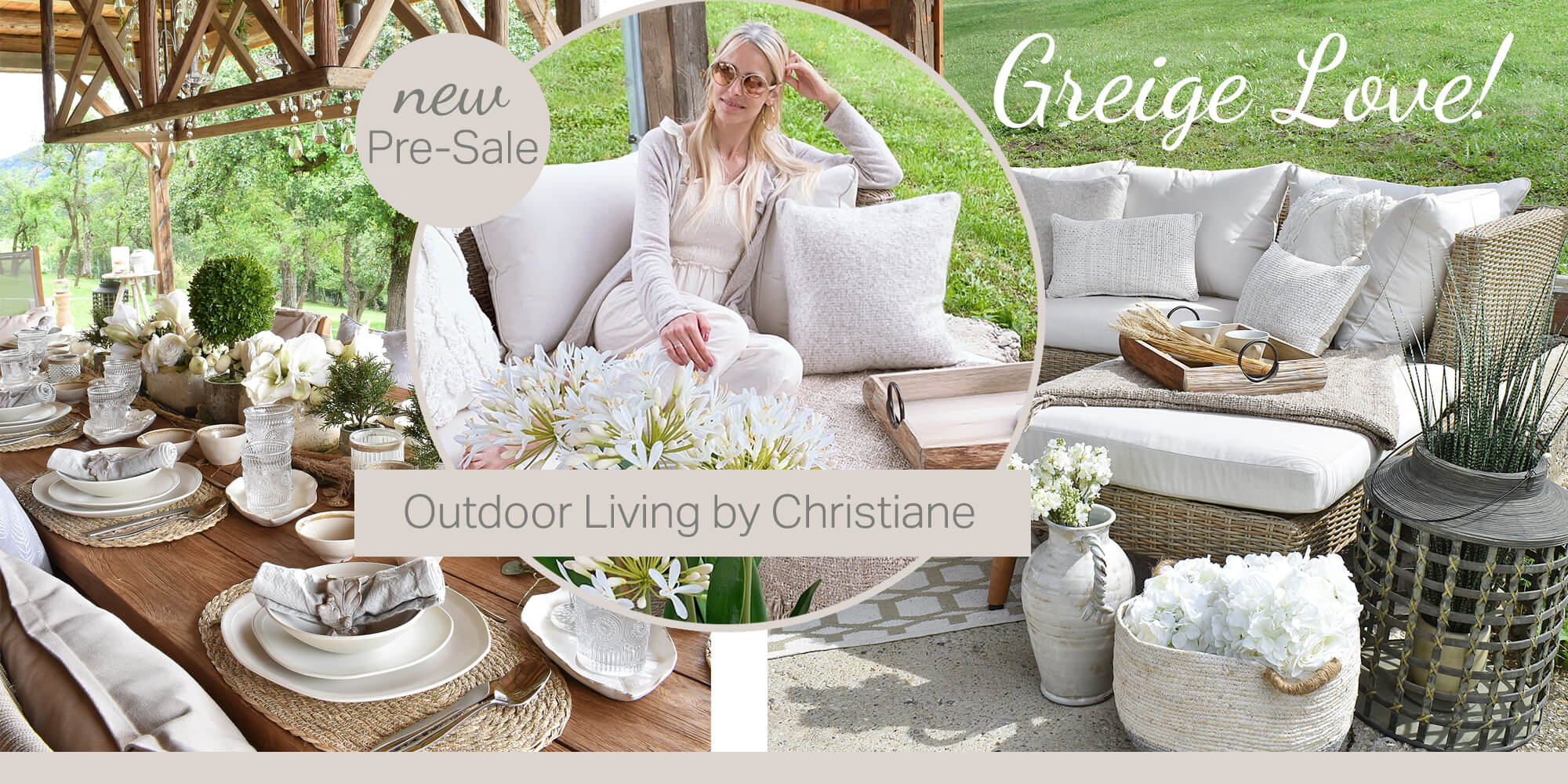 New Look: Greige Outdoor Living Love