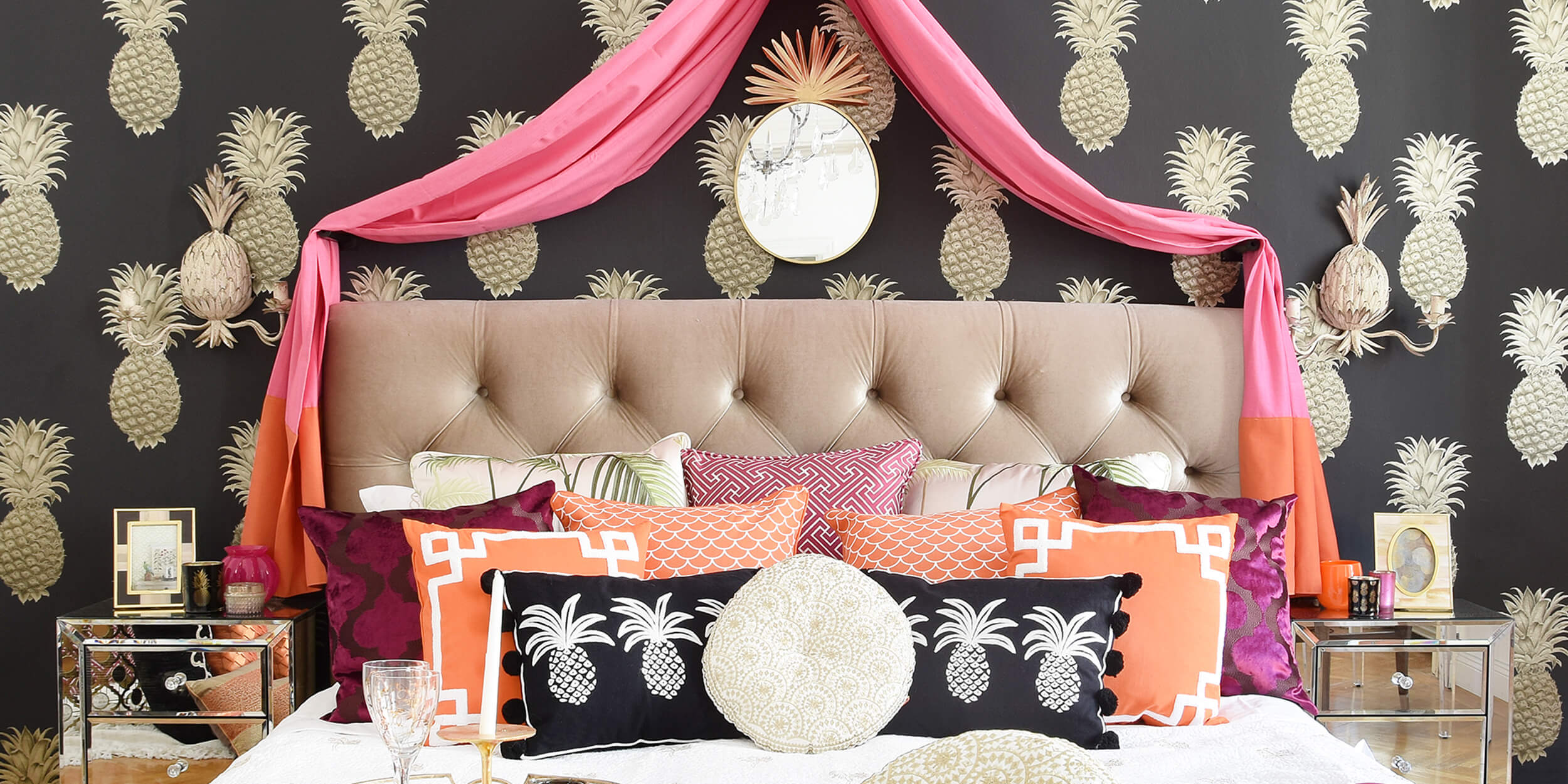 Oriental Bedroom - Schlafoase in Pink & Orange