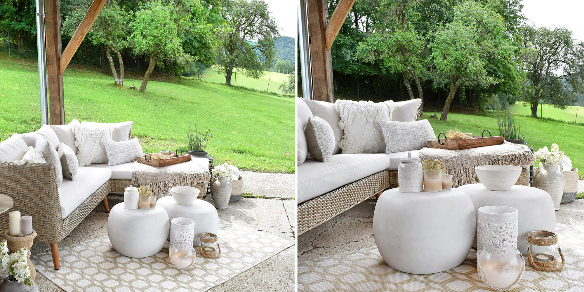 Greige Trend Outdoor Couch
