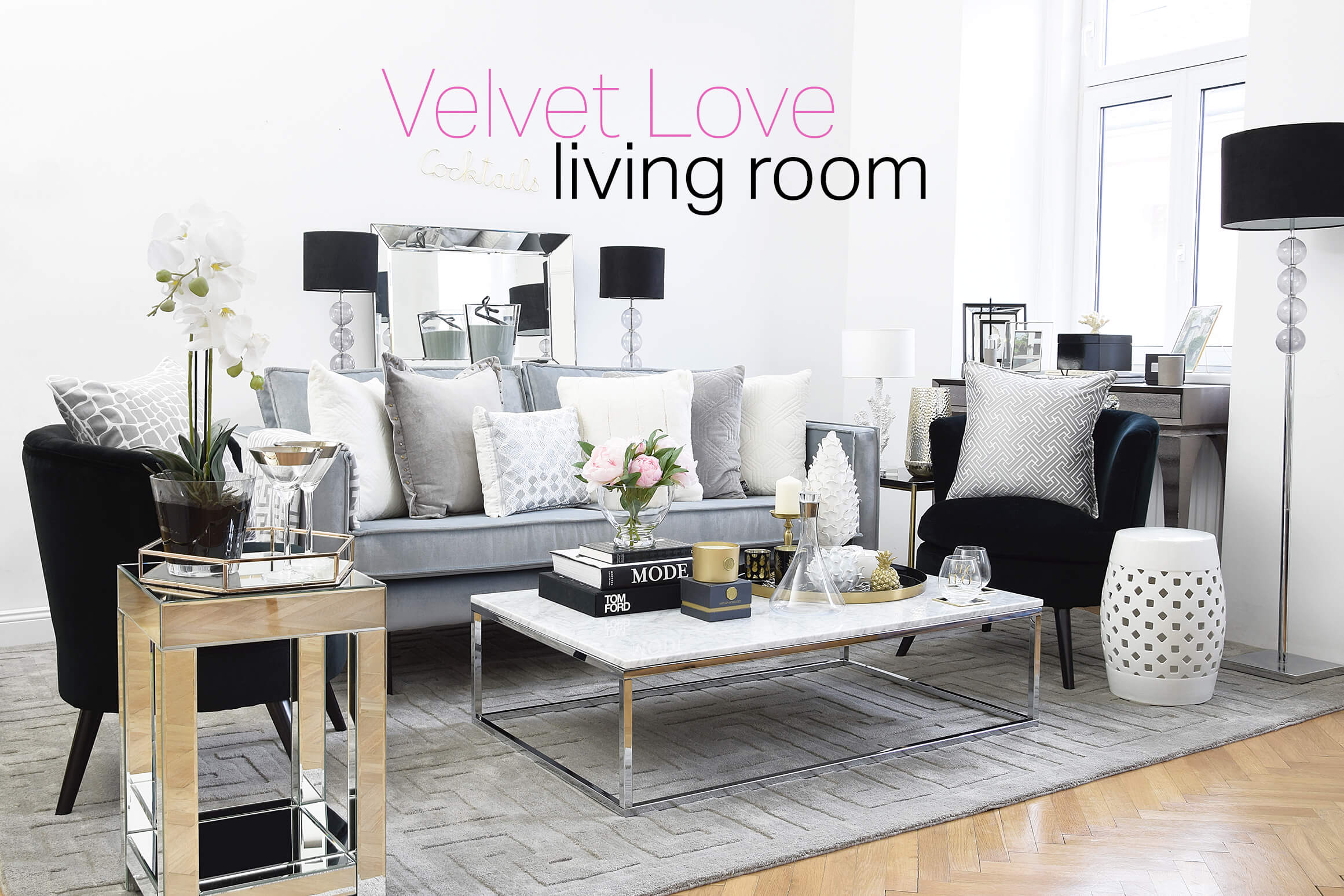 New Year - New Look! Velvet Love Wohnzimmer