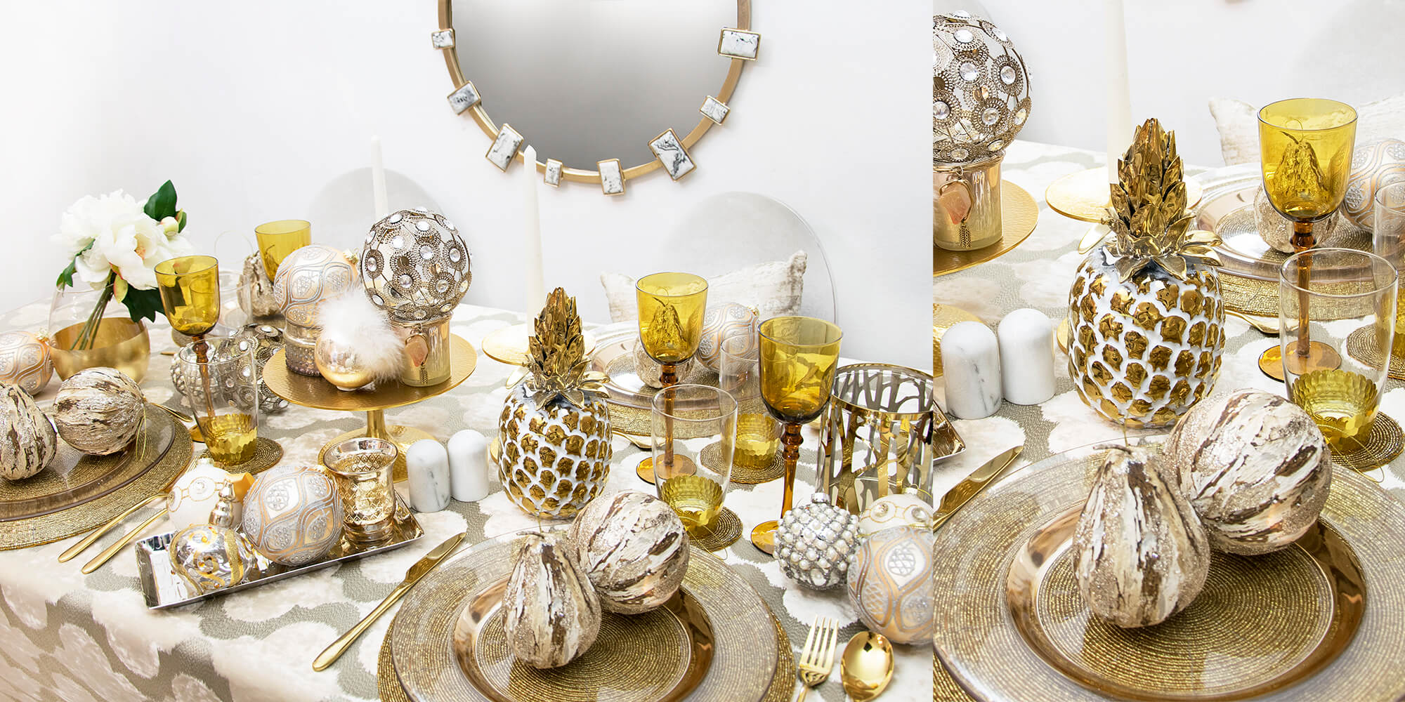 Pure Glam: Dinner in Gold