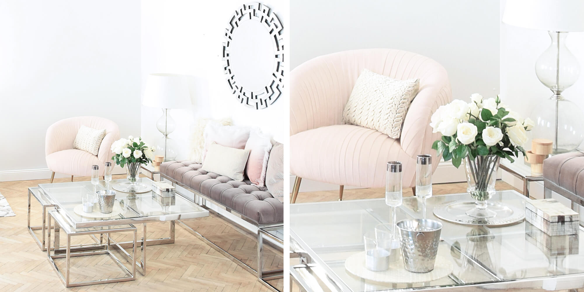 Neuer Wohnzimmer Trend Natural & Glam