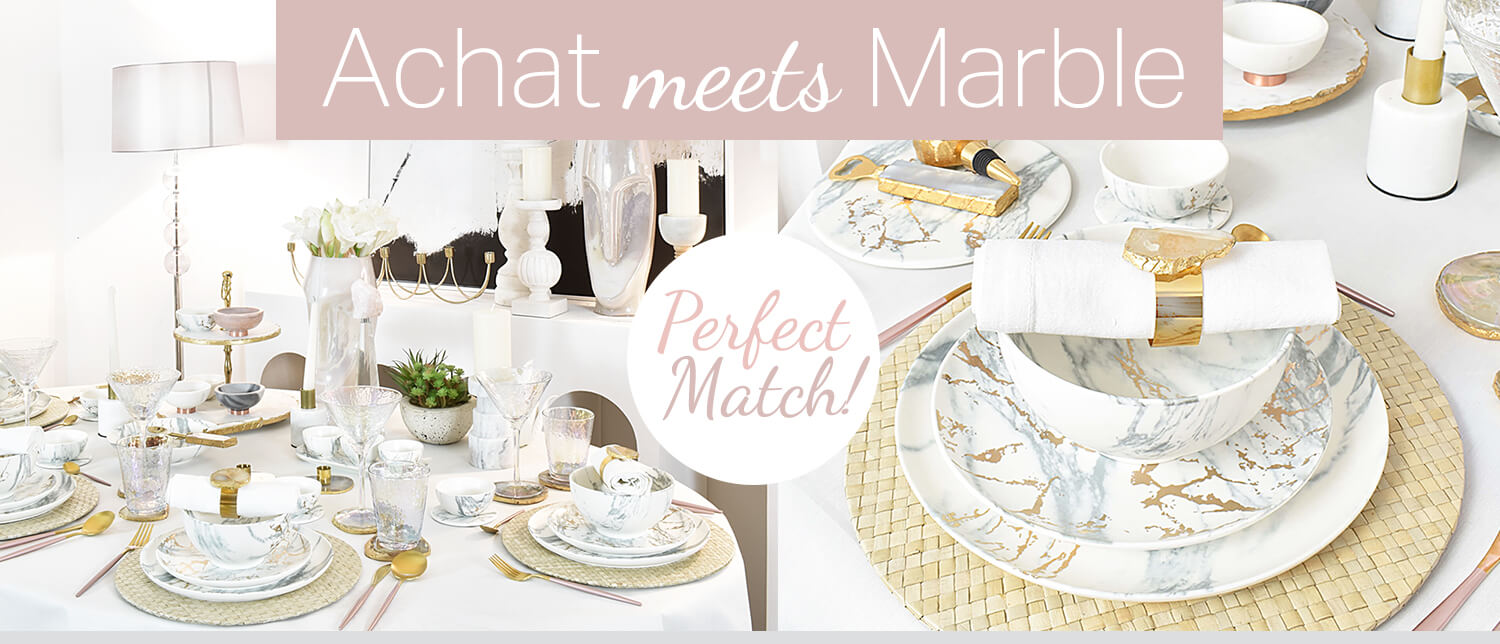 Perfect Match: Achat trifft Marmor