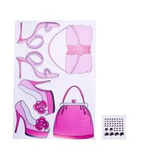 Wallsticker Wandbild High Heels & Taschen