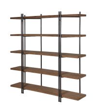 Suchergebnisse für: Regal modernes offenes Regal, Bücherregal aus kupferfarbenem