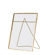 goldener filigraner Bilderrahmen aus Messing, mittel 
