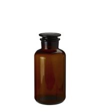 Apothekerflasche aus braunem Glas mit Deckel, Füllmenge, 250 ml