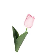 zartrosa Einstieler-Tulpe, Kunstblume rosa