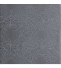 schimmernde Tapete im Feuerwerk-Muster, Hintergrund dunkelgrau und perlenbesetzten Strahlen silber
