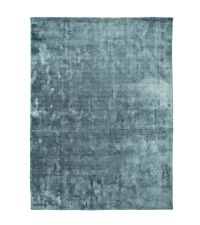edler, weicher Velvet-Teppich mit glänzender Oberfläche, türkis-blau