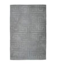 Teppich mit zartem geometrischem Muster, dunkelgrau 200 x 300 cm