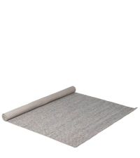 handgewebter, strukturierter Teppich in Grautönen