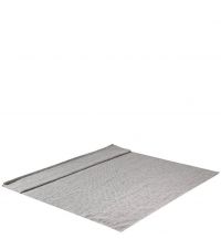 handgewebter, strukturierter Teppich in Grautönen, groß