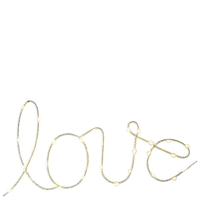Entzuckender Led Schriftzug Love Lichterkette Batteriebetrieben