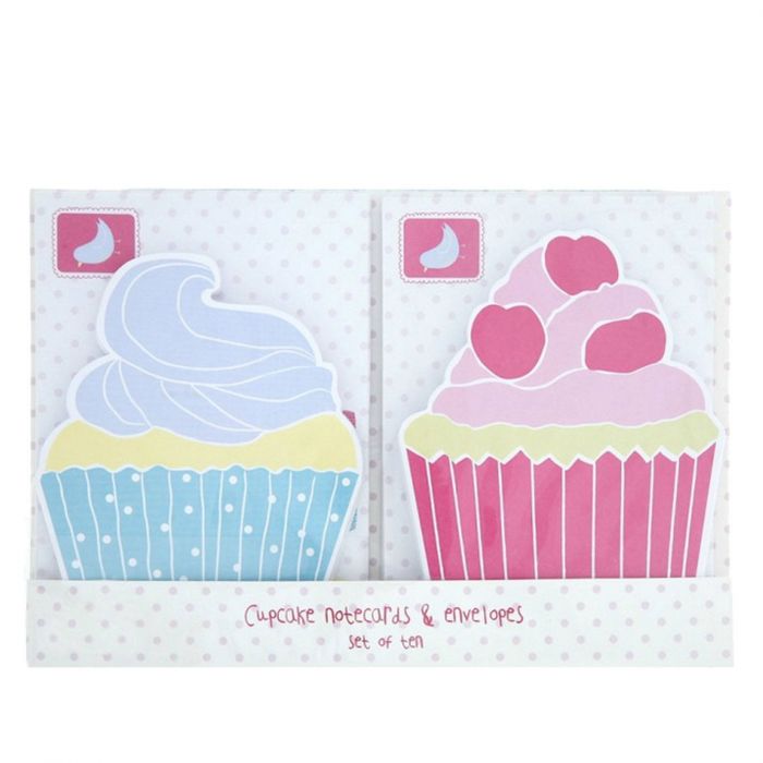 Postkarten In Cupcake Form 10 Stk Mit Briefumschlag