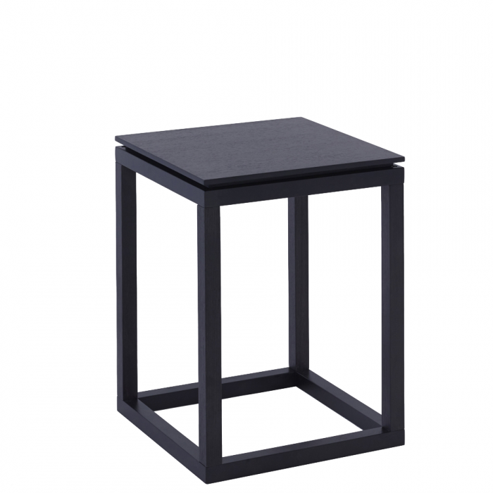Kleiner Moderner Beistelltisch Wenge Furniert Quadratisch